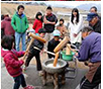 餅つき大会の様子